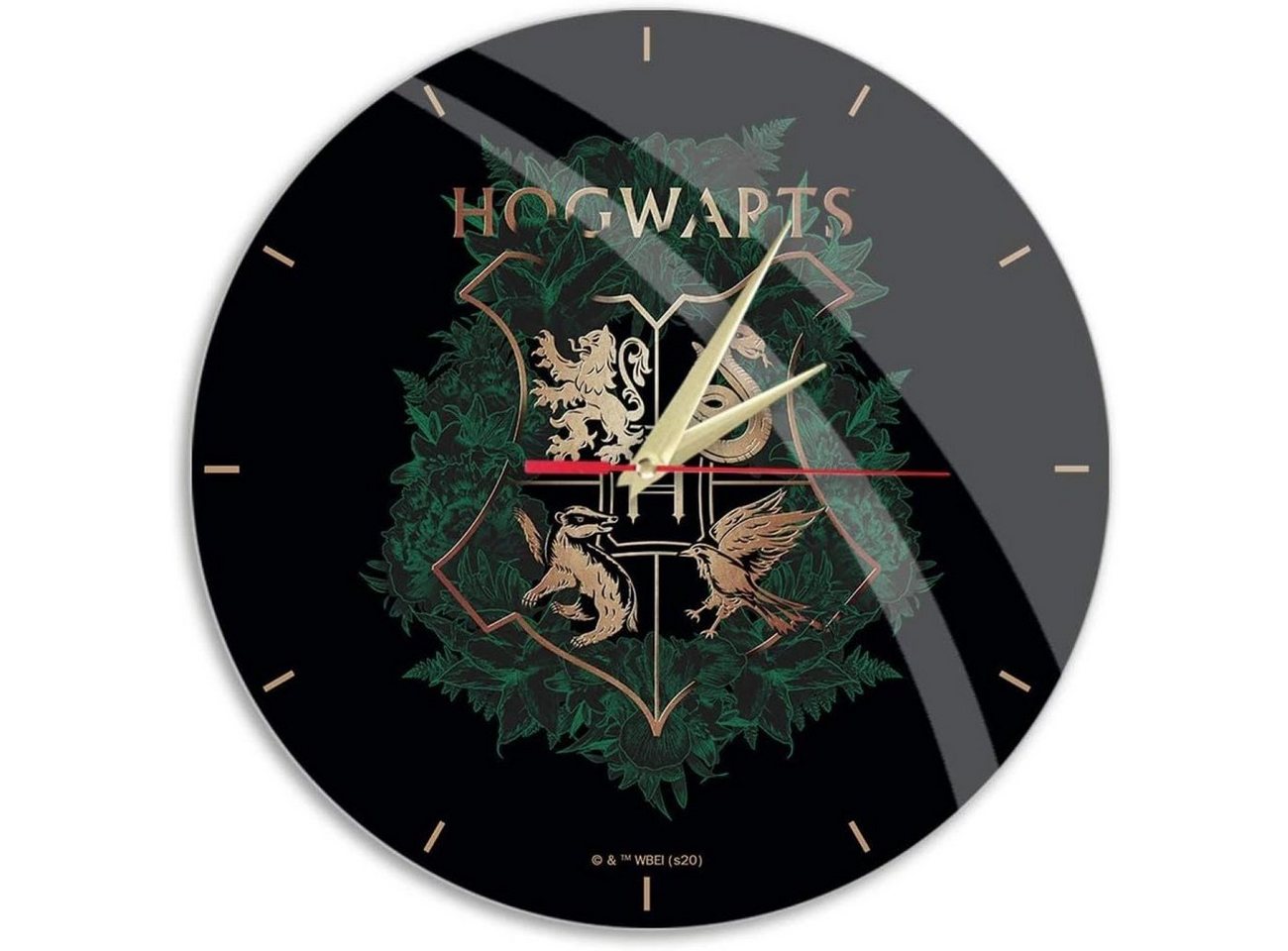 Harry Potter Wanduhr Wanduhr glänzend Harry Potter 019 Harry Potter Schwarz von Harry Potter