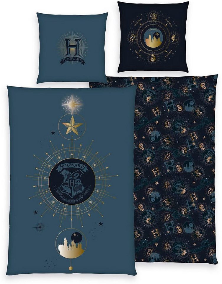 Harry Potter Jugendbettwäsche Harry Potter, Linon, 2 teilig, mit tollem Motiv von Harry Potter