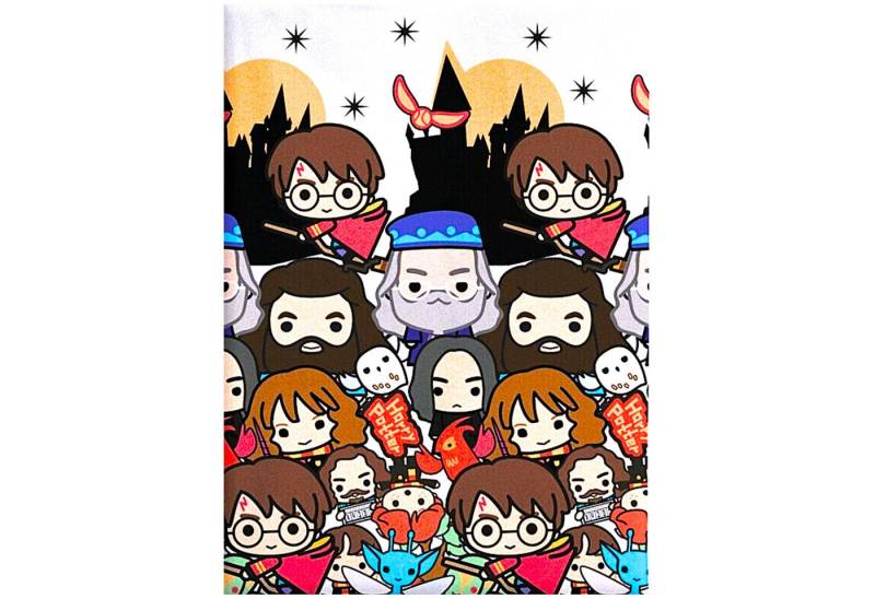 Kinderdecke Cartoon Stil, Harry Potter, Kinder Fleecedecke weiche Kuscheldecke 140 x 100 cm von Harry Potter