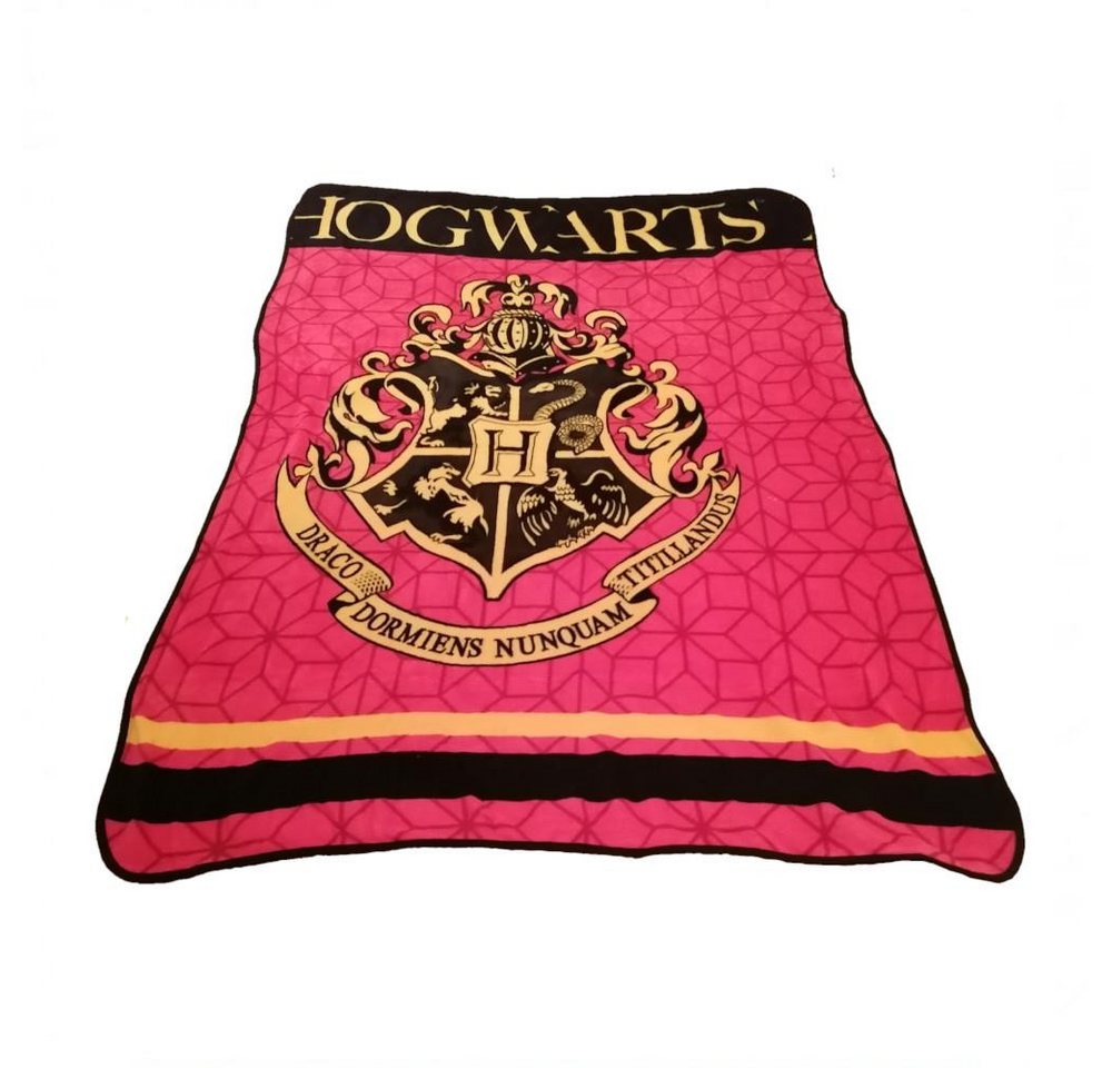 Kinderdecke Hogwarts Wappen Fleecedecke - Magische Harry Potter Decke 120 x 150cm, Harry Potter von Harry Potter