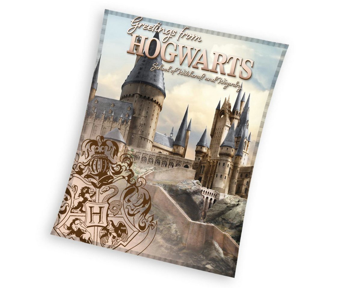 Wohndecke Harry Potter Fleecedecke Kuscheldecke 130 x 160 cm, Harry Potter von Harry Potter