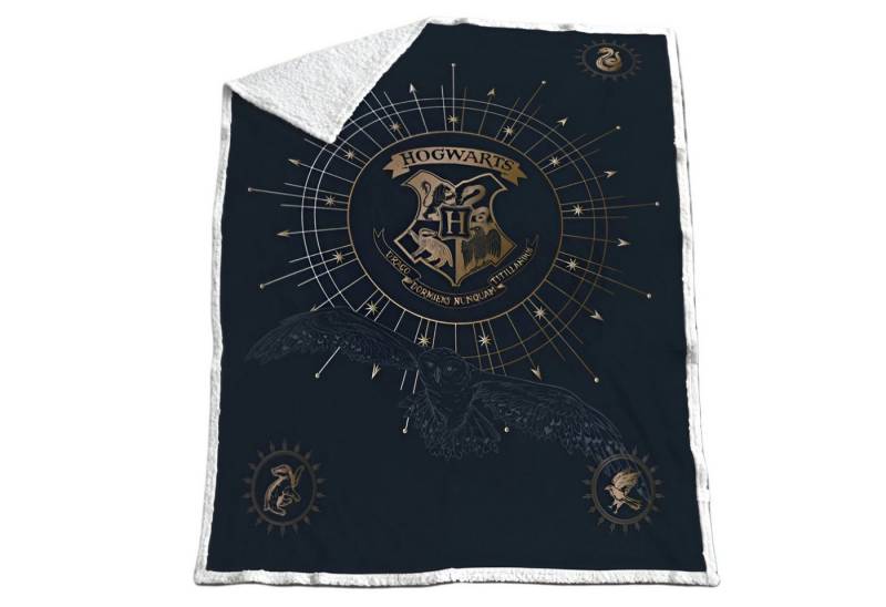 Wohndecke Harry Potter Hogwarts Coral Decke warme Kuscheldecke 130x170 cm, Harry Potter von Harry Potter