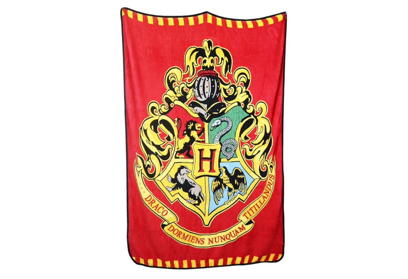 Wohndecke Harry Potter Hogwarts warme Fleecedecke Kuscheldecke, Harry Potter, Gr. 120x150 cm von Harry Potter