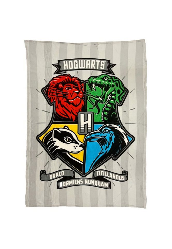 Wohndecke Hogwarts Kuscheldecke Fleece Decke, Harry Potter von Harry Potter