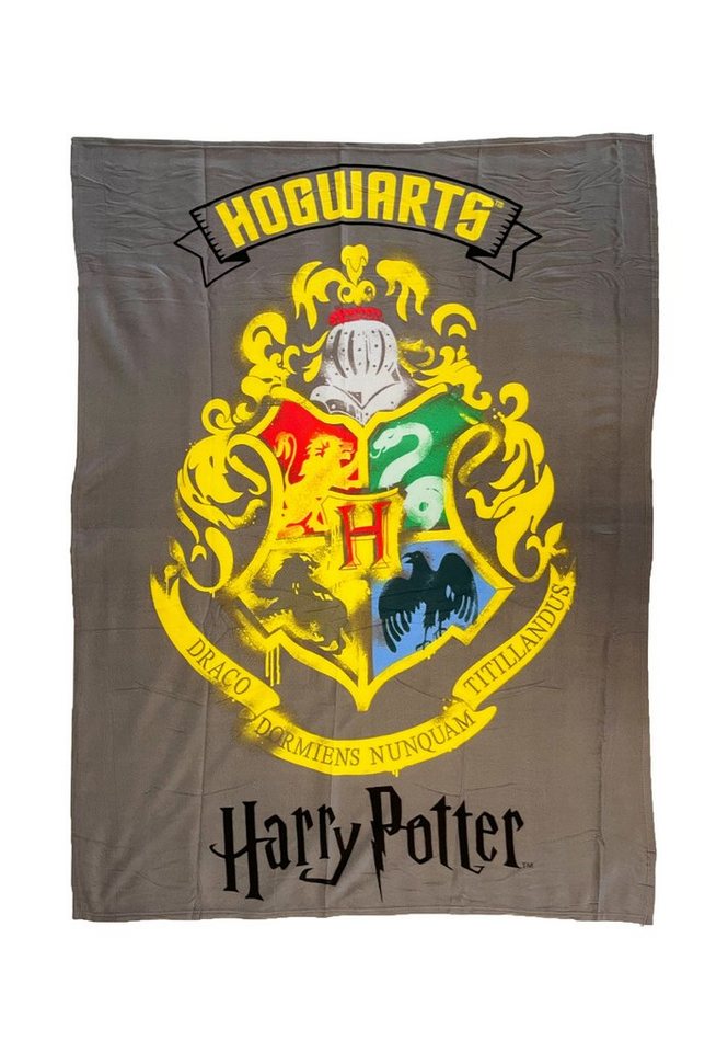 Wohndecke Kuscheldecke Fleece Decke, Harry Potter von Harry Potter