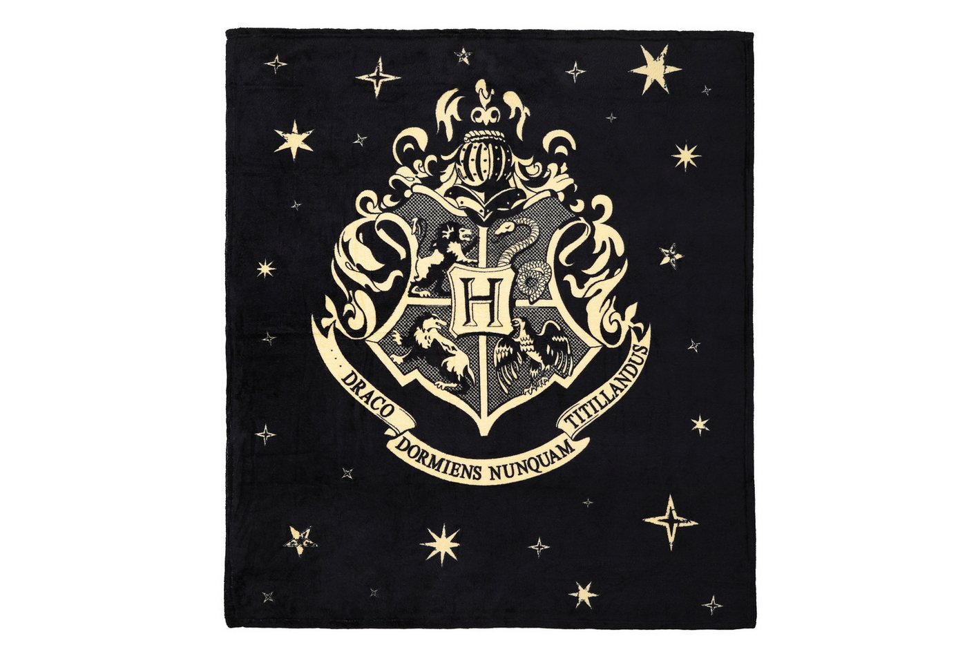 Wohndecke Kuscheldecke mit Hogwarts Wappen 130 x 150 cm, Harry Potter, Geschenk für Kinder zu Geburtstag und Weihnachten Wohndecke Kuscheldecke mit Hogwarts Wappen 130 x 150 cm, Harry Potter, Geschenk für Kinder zu Geburtstag und Weihnachten von Harry Potter