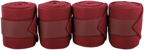 Harry's Horse Bandages Fleece 3m, 4 st, Farbe:Bordeaux von Harry's Horse