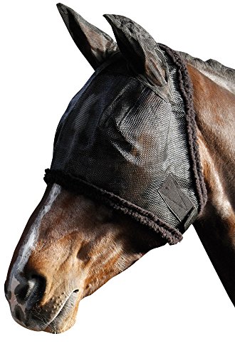Harry's Horse Fliegenmaske inkl. Ohren und mit Syntetic Fell, Größe:XL von Harry's Horse