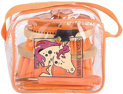 Harry's Horse Mini Grooming kit, Farbe:orange von Harry's Horse