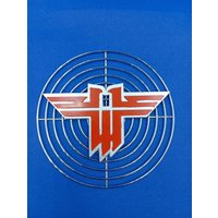 Wolfenstein Spiel Logo, Abzeichen, Schild - Metallkeller 3D Gedrucktes Modell von Harry3Dprinter