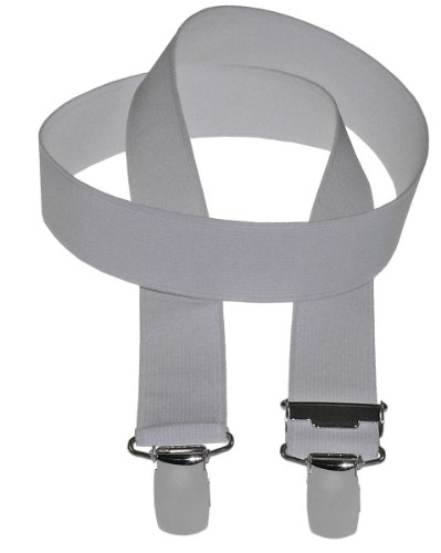 Harrys-Collection Spannbetttuch-Halter 80 cm lang in 2 Farben, Farben:Weiss von Harrys-Collection