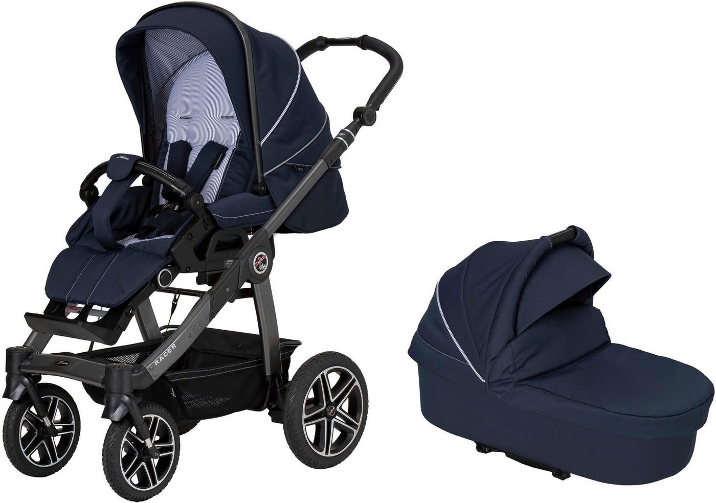 Hartan Kombi-Kinderwagen Racer GTS - Casual Collection, mit Falttasche Trend, Made in Germany von Hartan