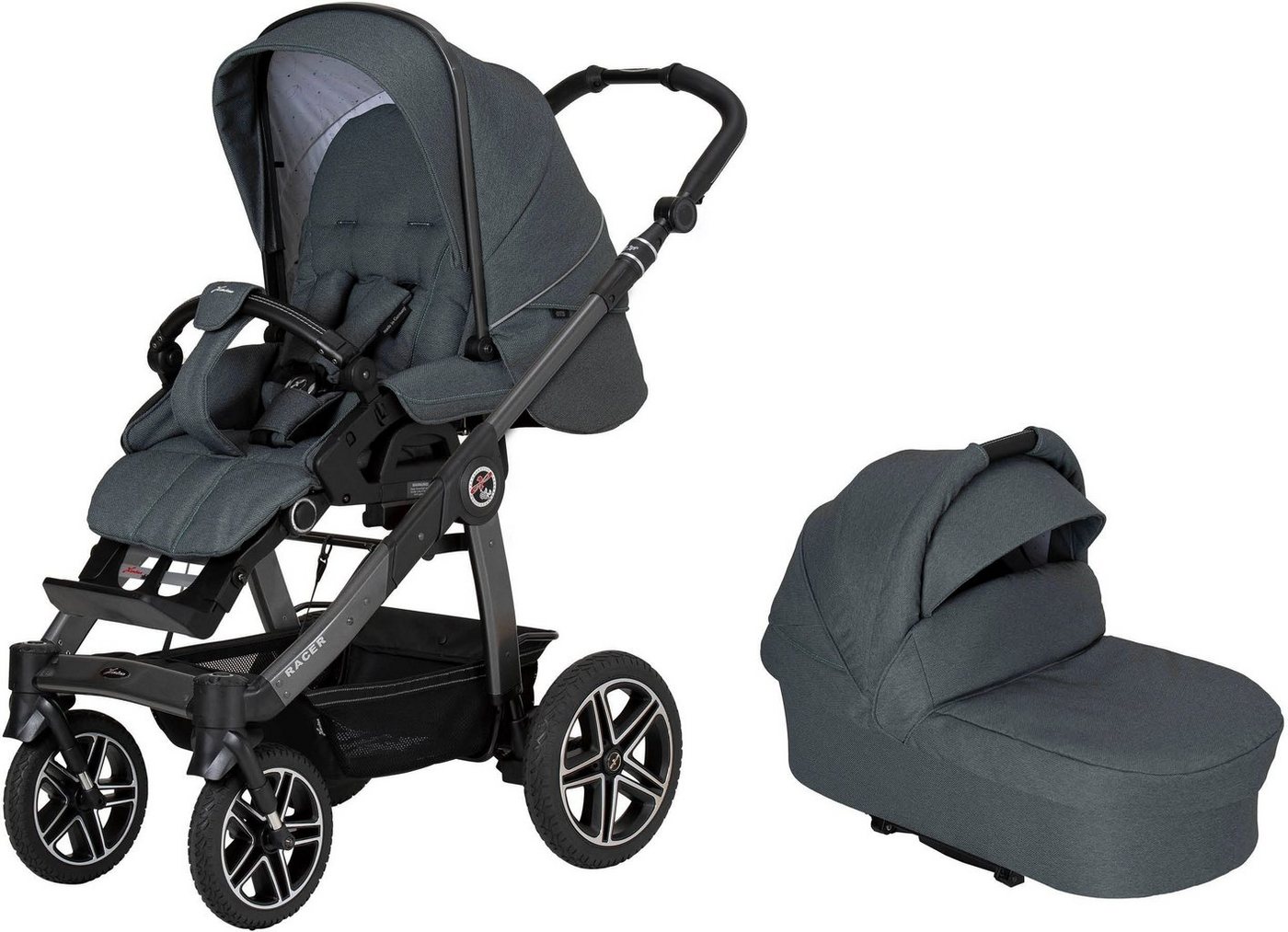 Hartan Kombi-Kinderwagen Racer GTS - Casual Collection, mit Falttasche Trend, Made in Germany von Hartan