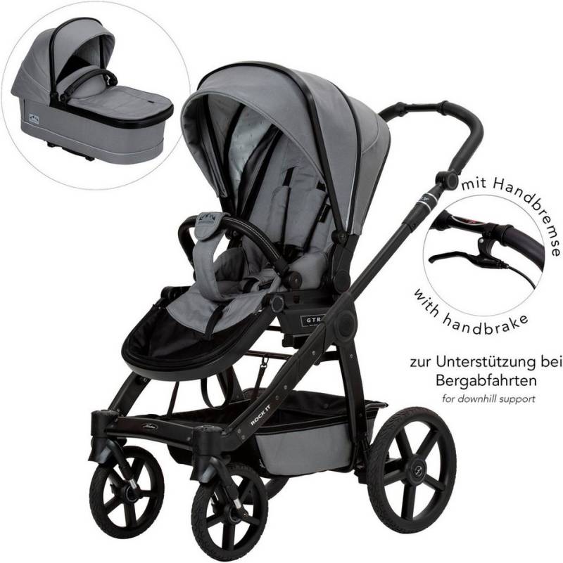 Hartan Kombi-Kinderwagen Rock it GTR Outdoor mit Handbremse, (Set), Made in Germany von Hartan