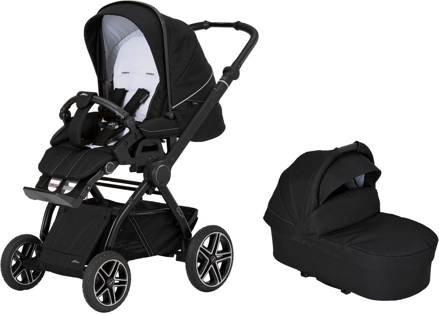 Hartan Kombi-Kinderwagen Topline 4.0 GTS, mit Falttasche, Made in Germany von Hartan