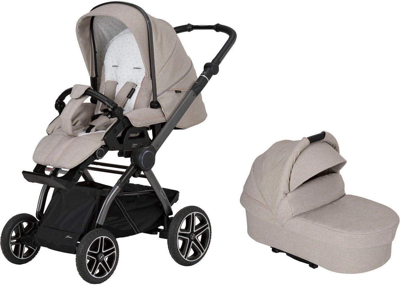 Hartan Kombi-Kinderwagen Topline 4.0 GTS, mit Falttasche, Made in Germany von Hartan