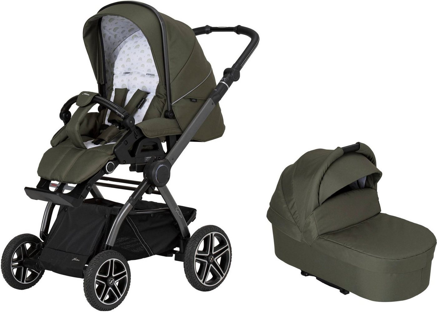 Hartan Kombi-Kinderwagen Topline 4.0 GTS, mit Falttasche, Made in Germany von Hartan