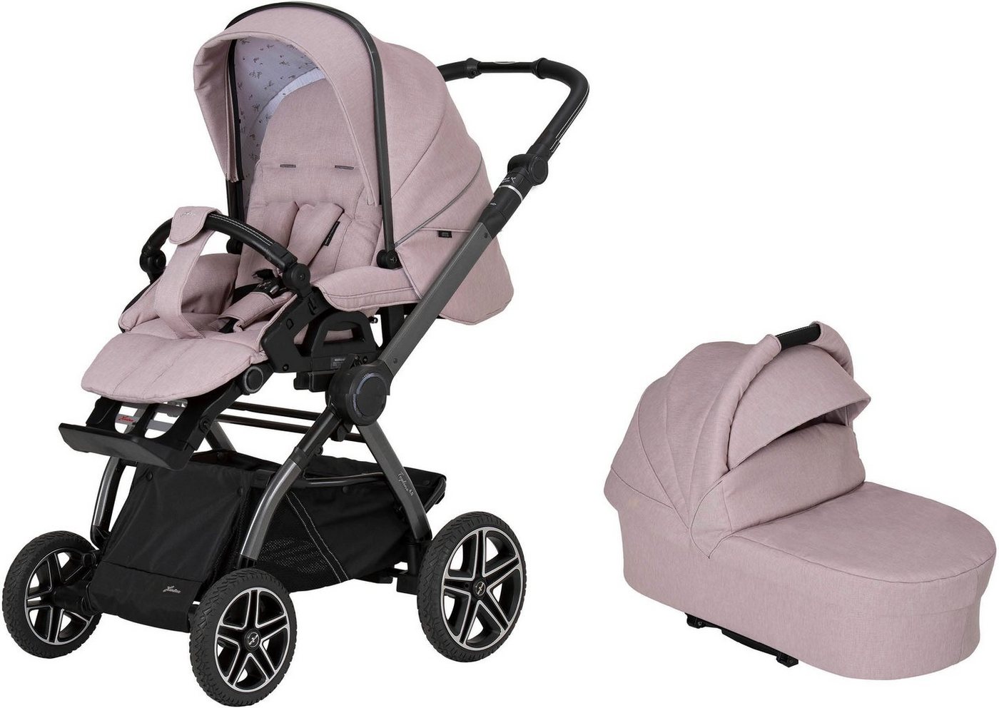 Hartan Kombi-Kinderwagen Topline 4.0 GTS, mit Falttasche, Made in Germany von Hartan