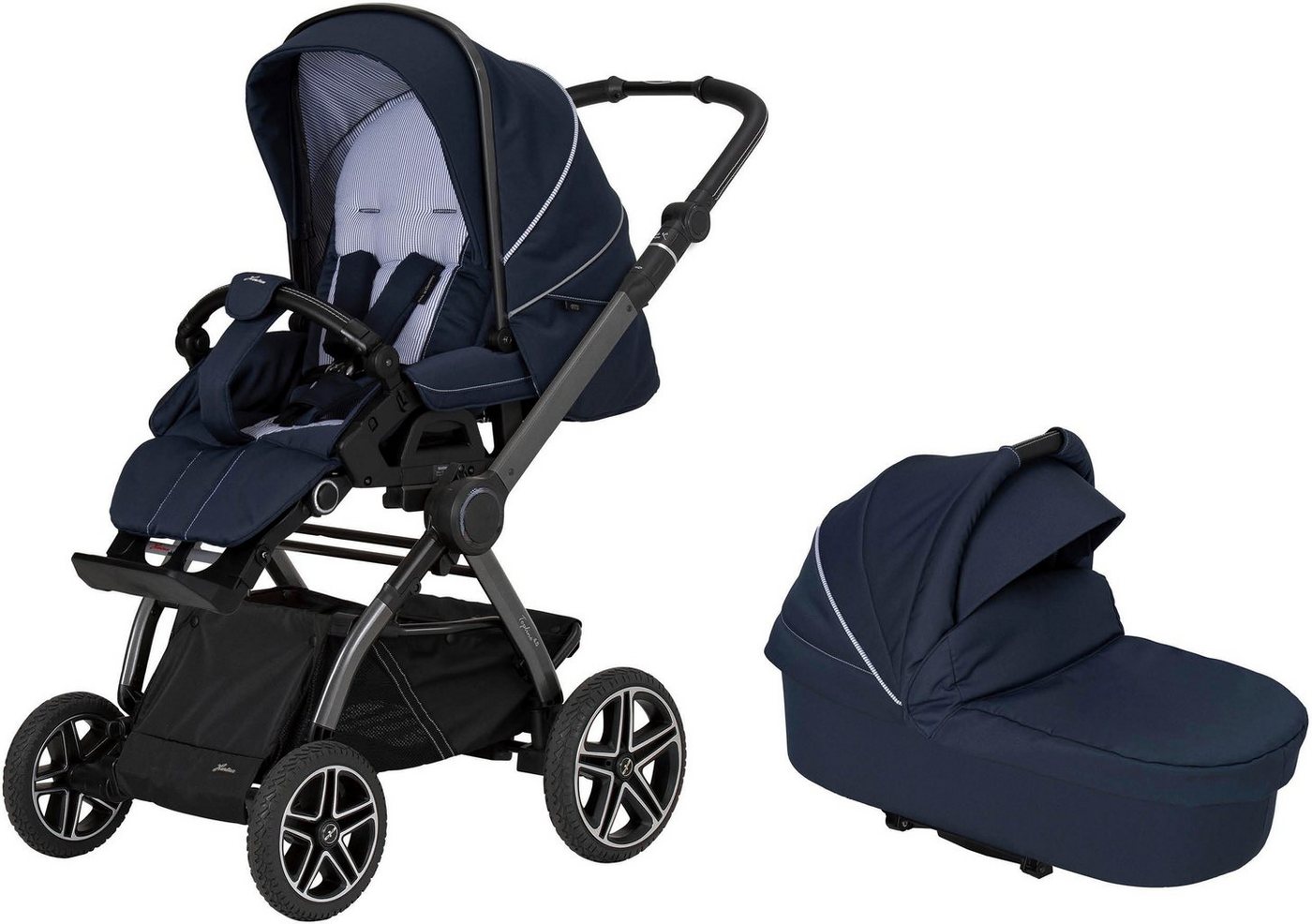 Hartan Kombi-Kinderwagen Topline 4.0 GTS, mit Falttasche, Made in Germany von Hartan