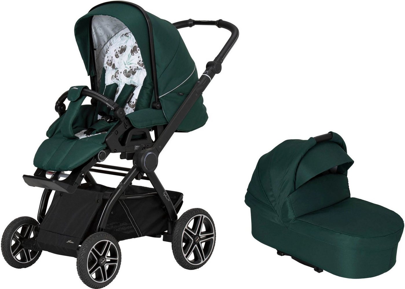 Hartan Kombi-Kinderwagen Topline 4.0 GTS, mit Falttasche, Made in Germany von Hartan