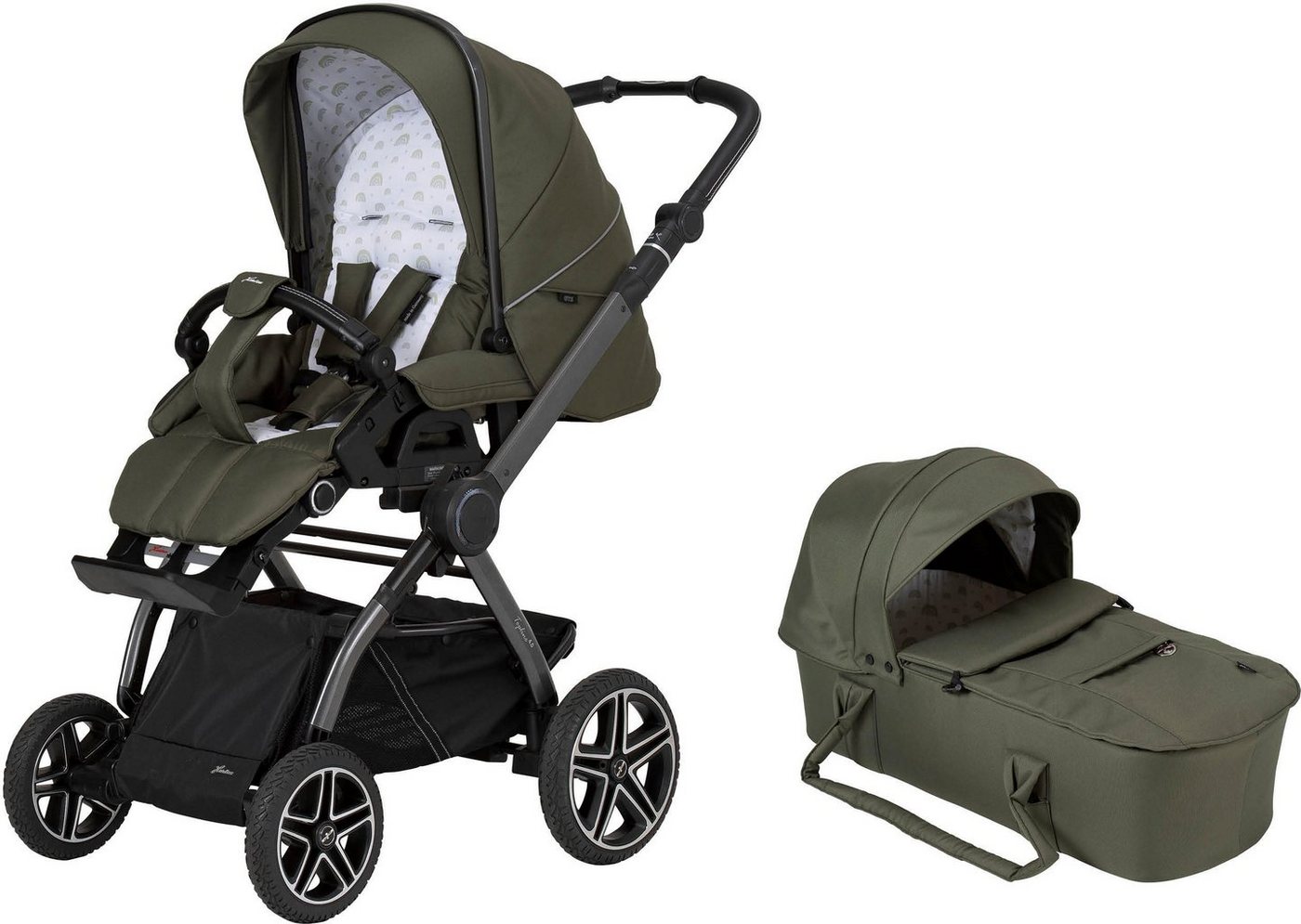 Hartan Kombi-Kinderwagen Topline 4.0 GTS, mit Kombitasche, Made in Germany von Hartan