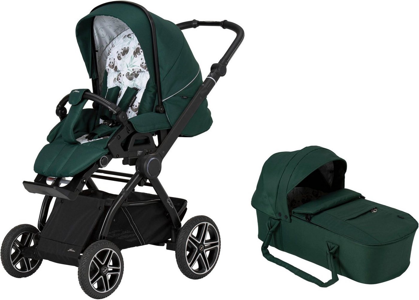 Hartan Kombi-Kinderwagen Topline 4.0 GTS, mit Kombitasche, Made in Germany von Hartan