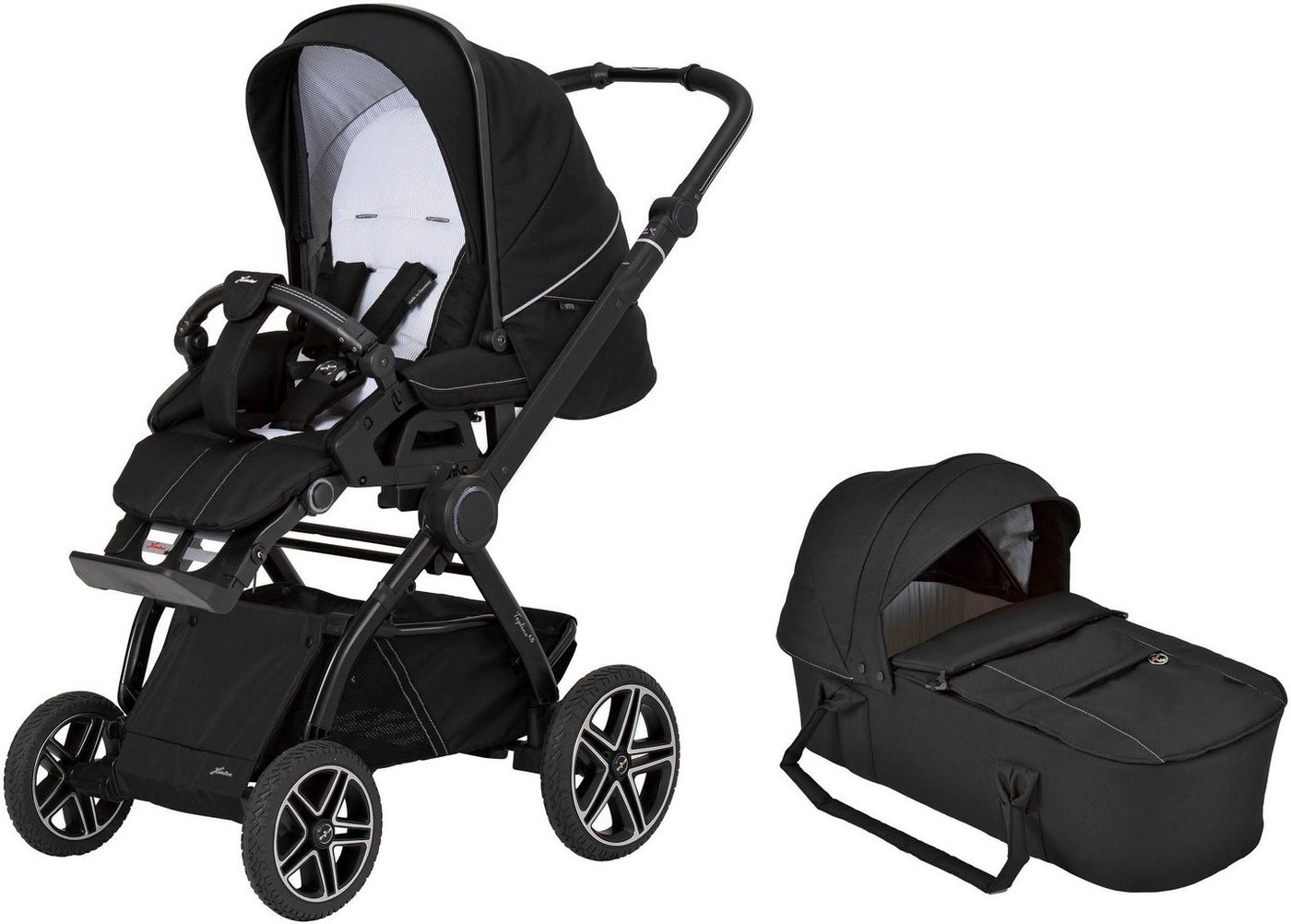 Hartan Kombi-Kinderwagen Topline 4.0 GTS, mit Kombitasche, Made in Germany von Hartan