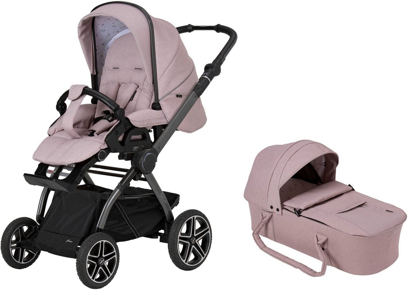 Hartan Kombi-Kinderwagen Topline 4.0 GTS, mit Kombitasche, Made in Germany von Hartan