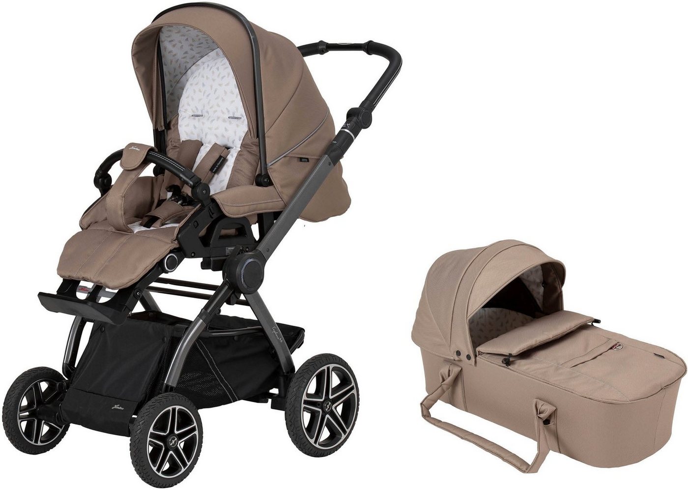 Hartan Kombi-Kinderwagen Topline 4.0 GTS, mit Kombitasche, Made in Germany von Hartan