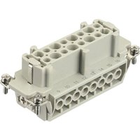 09330162701 Buchseneinsatz Han® e 16 + pe Schrauben 1 St. - Harting von Harting