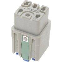 [GEBRAUCHT] Harting 09 12 005 2733 Buchseneinsatz Han Q 5 + PE Han-Quick Lock Steckverbinder von Harting