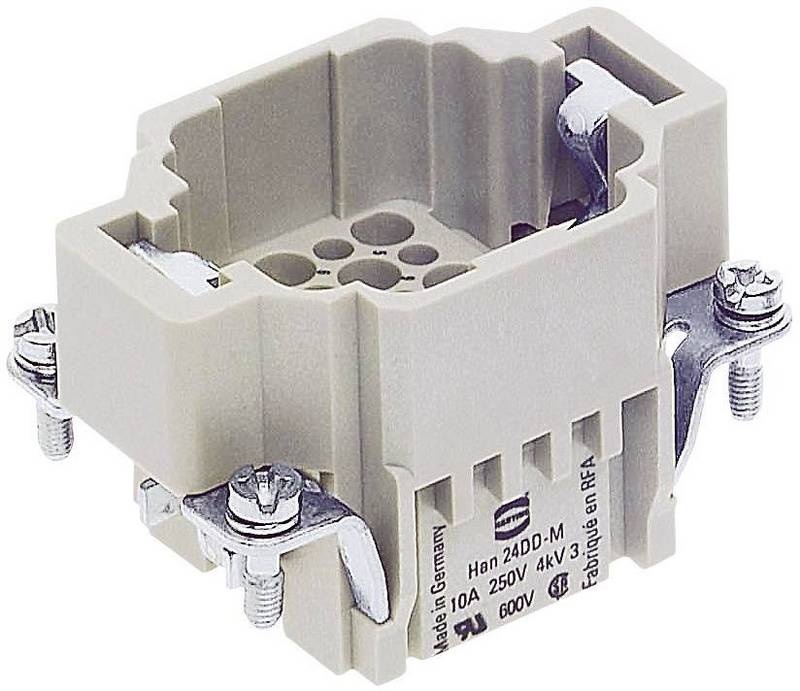 Harting Stifteinsatz Verbinder Han Industrie Rechteck Steckverbinder Stecker B-Ware von Harting