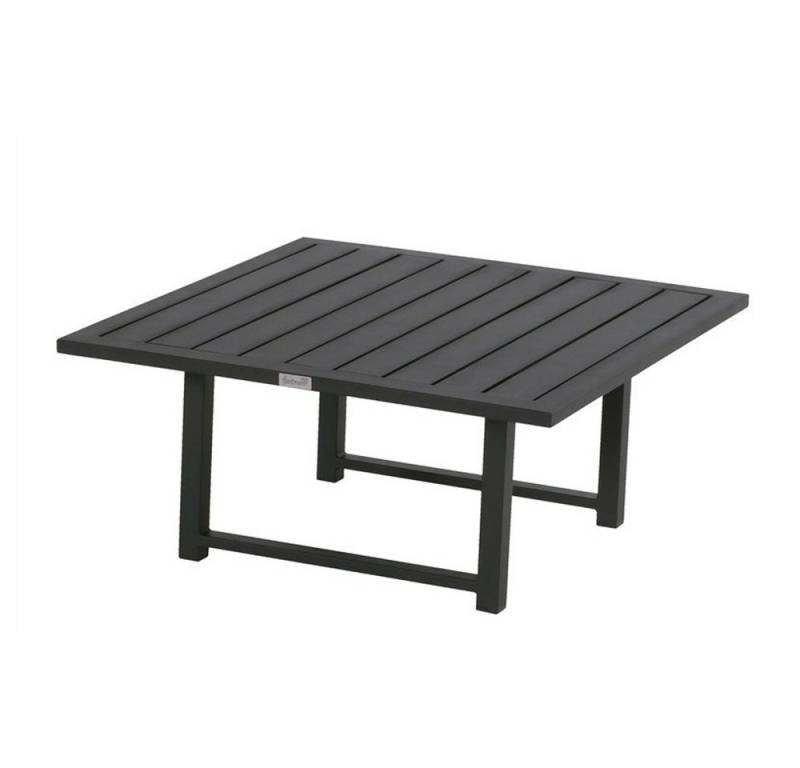 Hartman Gartentisch Tim (1 Loungetisch), Kaffeetisch, Aluminium schwarz, 90 x 90 cm, Höhe 40 cm von Hartman