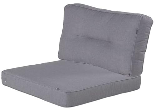 Hartman Lounge-Kissen | Havana Seal Grau | 4 Sets | ca. 75x75 + 75x40cm von Hartman