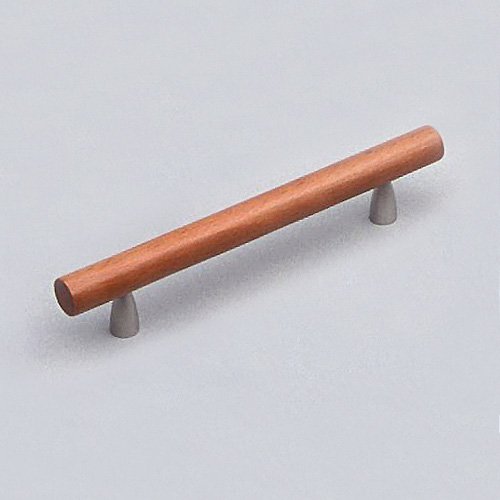 Hartmann Holztechnik Hotec Stangengriff Holz-Metall 5-180-ff 128 mm/Buche/roh/schwarz matt von Hartmann Holztechnik