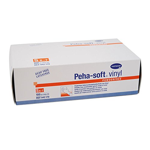 100 Peha-soft Vinyl puderfrei Untersuchungshandschuhe-XL von Hartmann