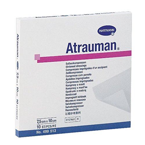 Hartmann 4995535 Verbände, Atrauman, 7,5 cm x 10 cm (50-er pack) von Hartmann