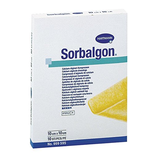 Hartmann 9995891 Sorbalgon Verband, 10 x 20 cm (5-er Pack) von Hartmann