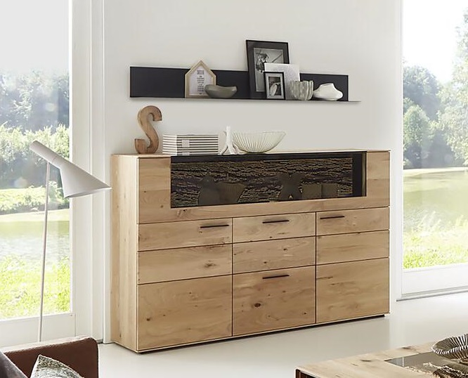 Hartmann Highboard Runa, ca. 173 x 116 x 44 cm in Kerneiche natur gebürstet mit Rinde Applikation Hartmann Highboard Runa, ca. 173 x 116 x 44 cm in Kerneiche natur gebürstet mit Rinde Applikation von Hartmann