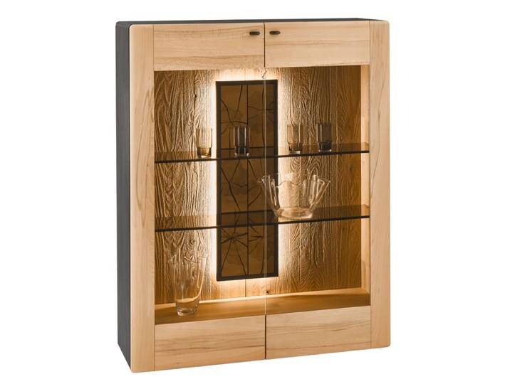 Hartmann Knud Highboard 7111 mit Front in Kernbuche Massivholz sowie Korpus in Kernbuche anthrazit lackiert und Rückwand in Riffbuche Hartmann Knud Highboard 7111 mit Front in Kernbuche Massivholz sowie Korpus in Kernbuche anthrazit lackiert und Rückwand in Riffbuche von Hartmann