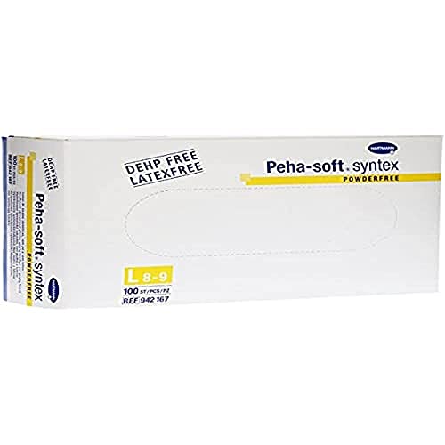 Peha-soft syntex, puderfrei, Untersuchungshandschuhe 100 Stk. L von Hartmann