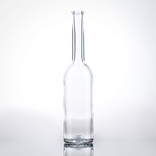 6 kleine Glasflaschen mit Korken – Mini Glasflaschen 200 ml verwendbar als Schnapsflaschen klein, Likörflaschen oder kleine Flaschen zum Befüllen mit Spirituosen aller Art (6) von flaschenbauer.de