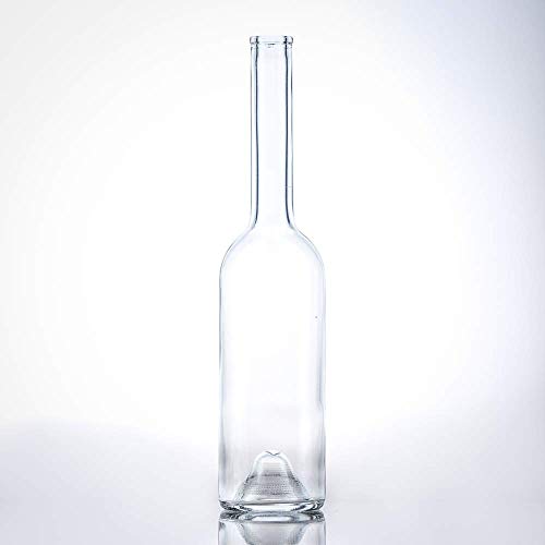 8 Glasflaschen mit Korken – Glasflaschen 500ml (0,5l) verwendbar als Schnapsflaschen 500ml, Likörflaschen 500 ml oder als leere Flaschen zum Befüllen 500 ml mit Spirituosen aller Art von flaschenbauer.de