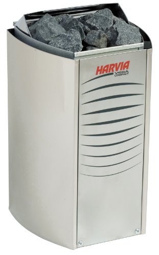 Harvia Vega Compact Saunaofen - BC35E 3,5 kW wird separates Steuergerät benötig, Edelstahl von Harvia