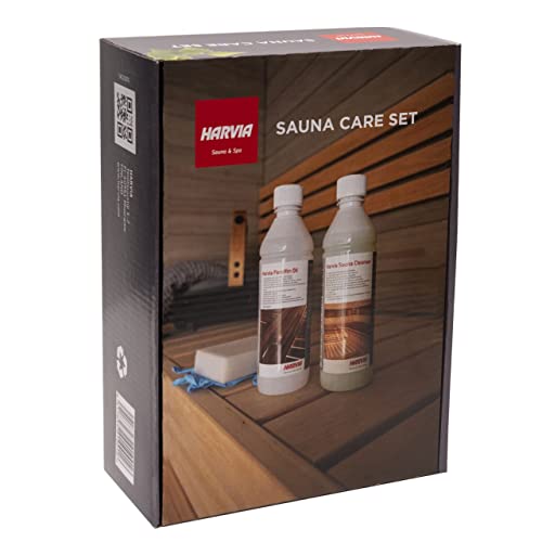 Sauna Care Set für die Holzoberflächen von Harvia