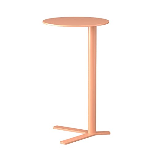 HarzeR Kleiner runder Tisch, Sofa, Beistelltisch, Licht, Ecktisch, einfacher kleiner Tisch (Farbe: Orange, Größe: 40 x 60 cm), Überraschungsgeschenk von HarzeR