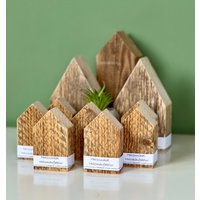 Harzer Upcycling Holzhäuser | Handmade Unikat Dekohaus Landhausstil Rustikales Holzhaus Herbst Weihnachten von Harzunikat