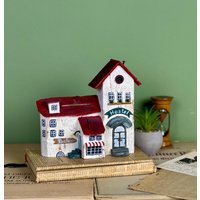 Rustikale Holzhäuser, Handbemalt, Dekohäuser, Treibholzhäuser von Harzunikat