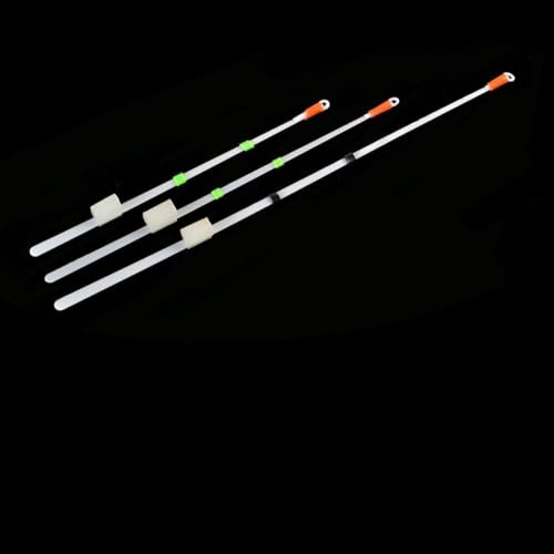 20 Stück ultraweiche Eis-Angelrutenspitzen für genaue Bisserkennung mit verbesserter Fischkontrolle aus Kunststoff (180 mm C) von Hasaller