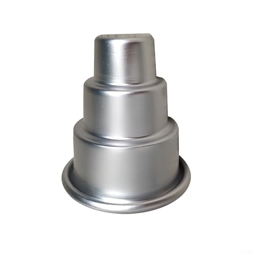 3-lagige Antihaft-Kuchenform aus Aluminium für müheloses Backen (klein) von Hasaller